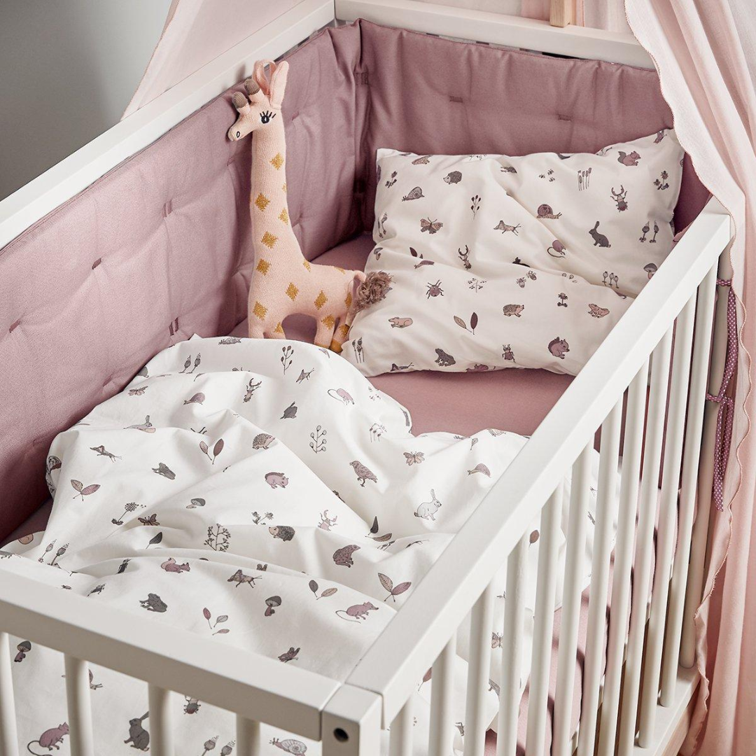 Sengerand til Leander Linea og Luna babyseng - Cool grey